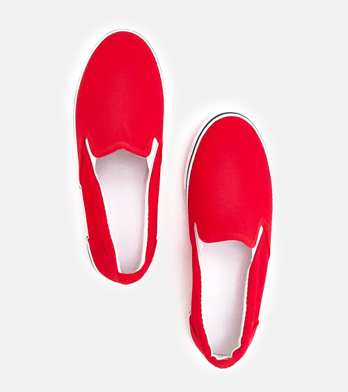 Raudoni įsispiriami vaikiški sportiniai bateliai „Lagunes“