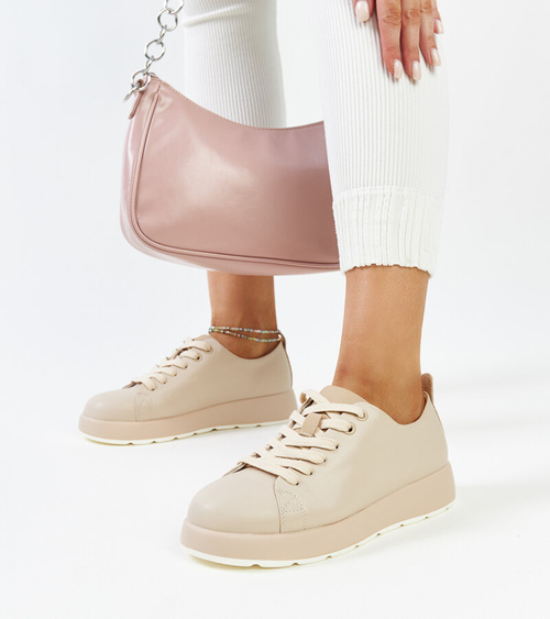 Smėliniai odiniai sportiniai bateliai Samaha