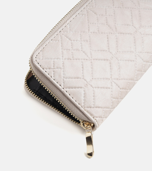 Smėlio spalvos didelė piniginė Hardi