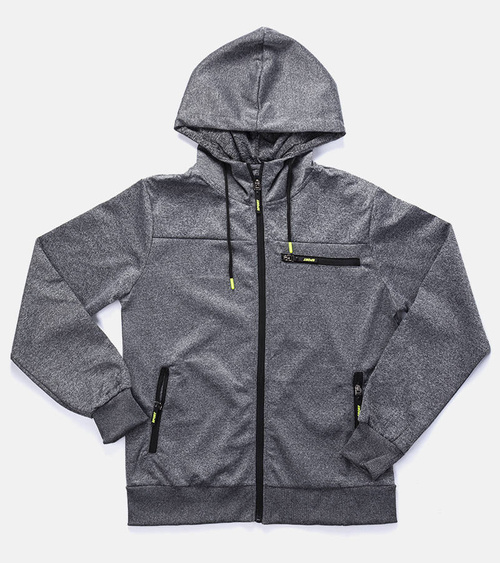 Tamsiai pilkas vyriškas džemperis su gobtuvu Curtis