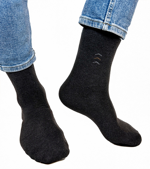 Tamsiai pilkos vyriškos šiltos kojinės Narus