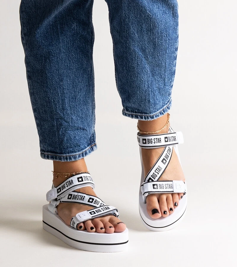 Balti platforminiai sandalai Big Star NN274A526