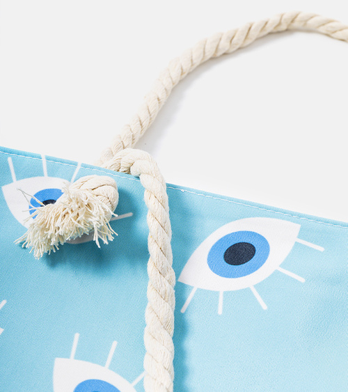 Mėlyna paplūdimio krepšys „Elsina“