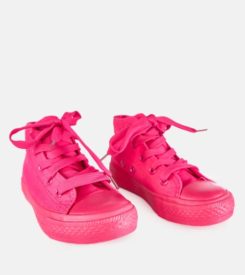 Rožiniai vaikiški auliniai sportiniai bateliai Jutta