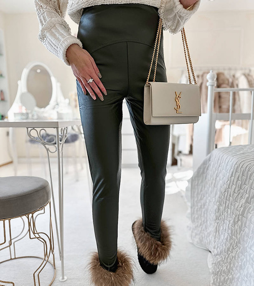 Žalios vaškuotos matinės tamprės Ronin