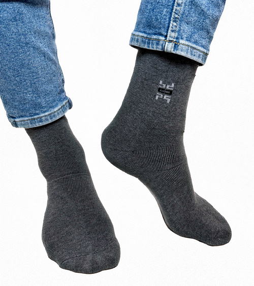 Pilki vyriški šilti kojinės Narus