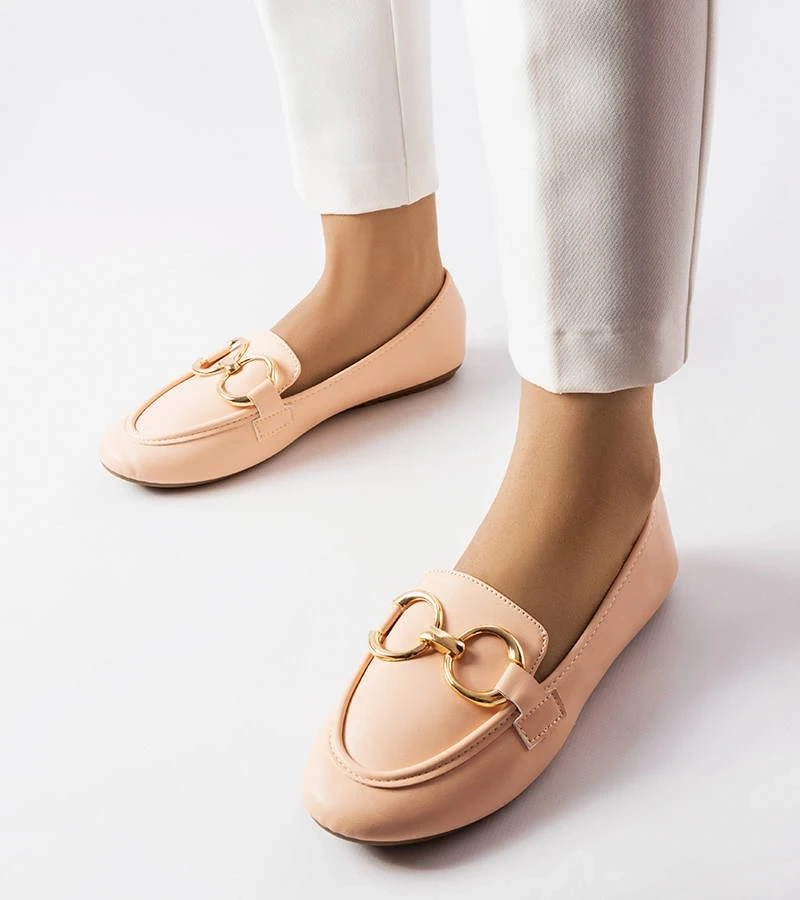 Smėlinės moteriškos mokasinai Couturier