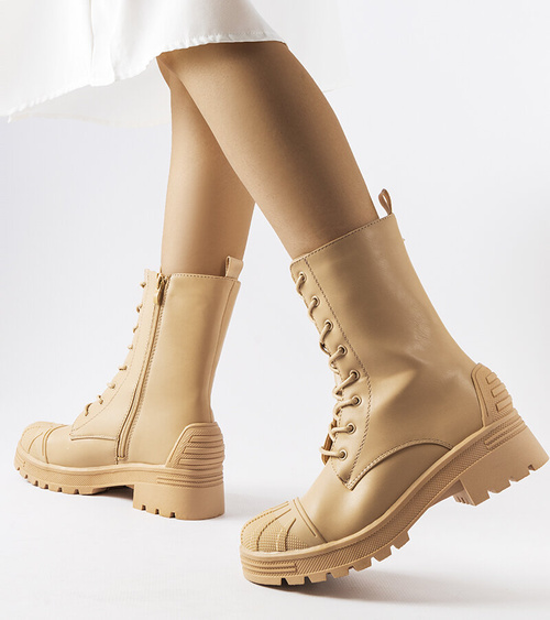 Smėlio spalvos storapadžiai darbo batai „Manara“