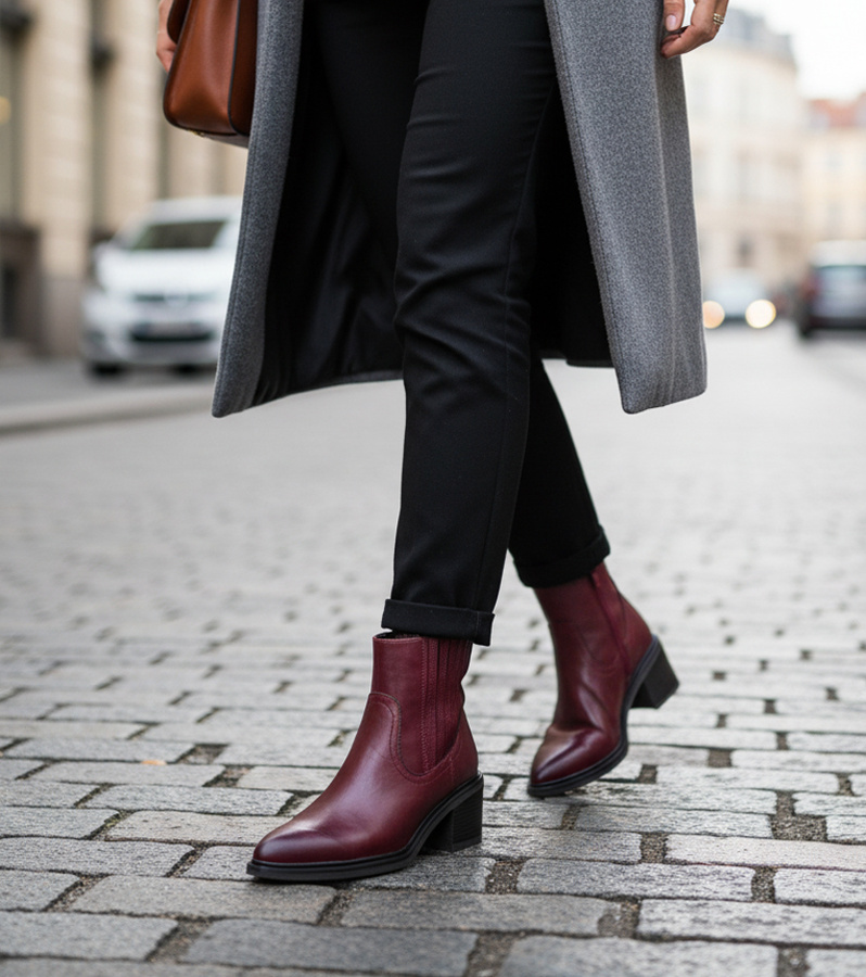 Bordoviniai aulinukai su pakulniu ir elastinga įsiuve Sesie