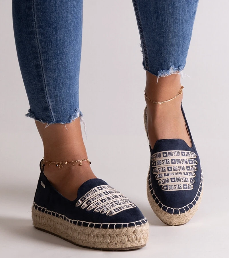 Tamsiai mėlynos Big Star JJ274889 espadrilės